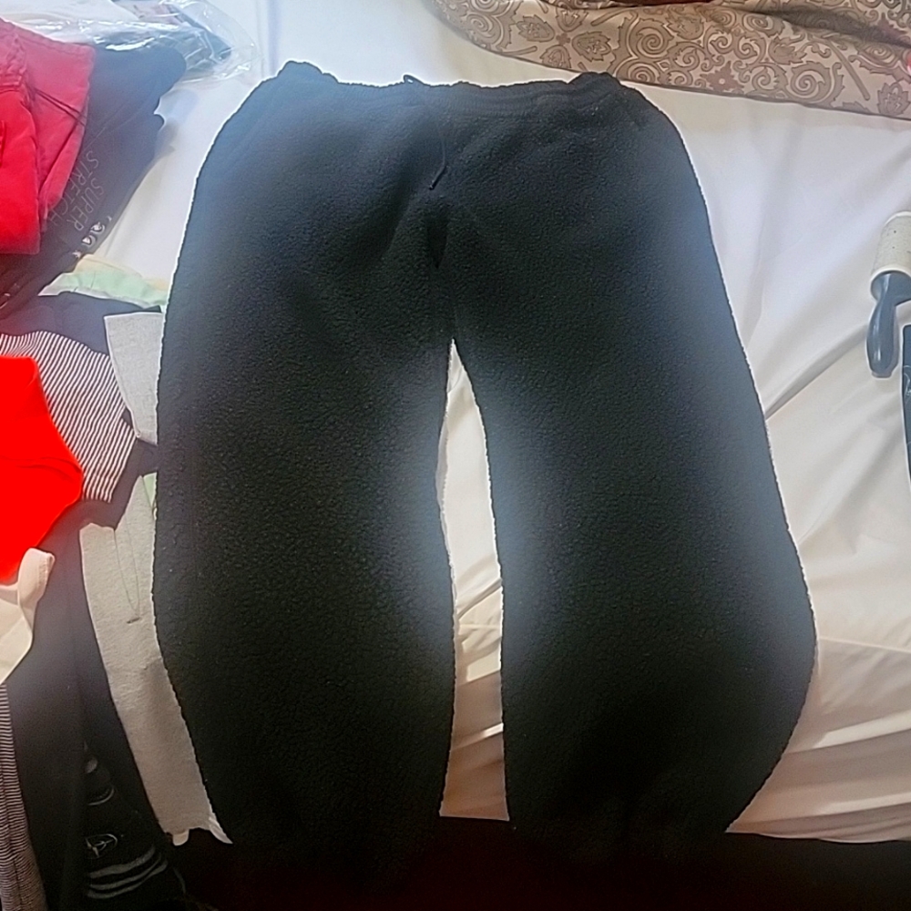 Supreme polartech deep pile pants black L